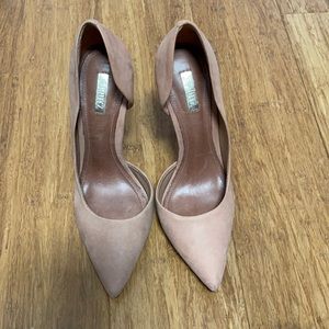 SCHUTZ Blush Nude Rita Pumps - Suede